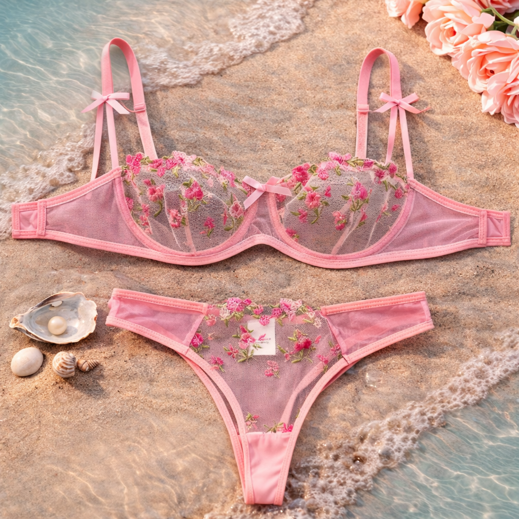 'Don't Make Me Blush' Lingerie Set